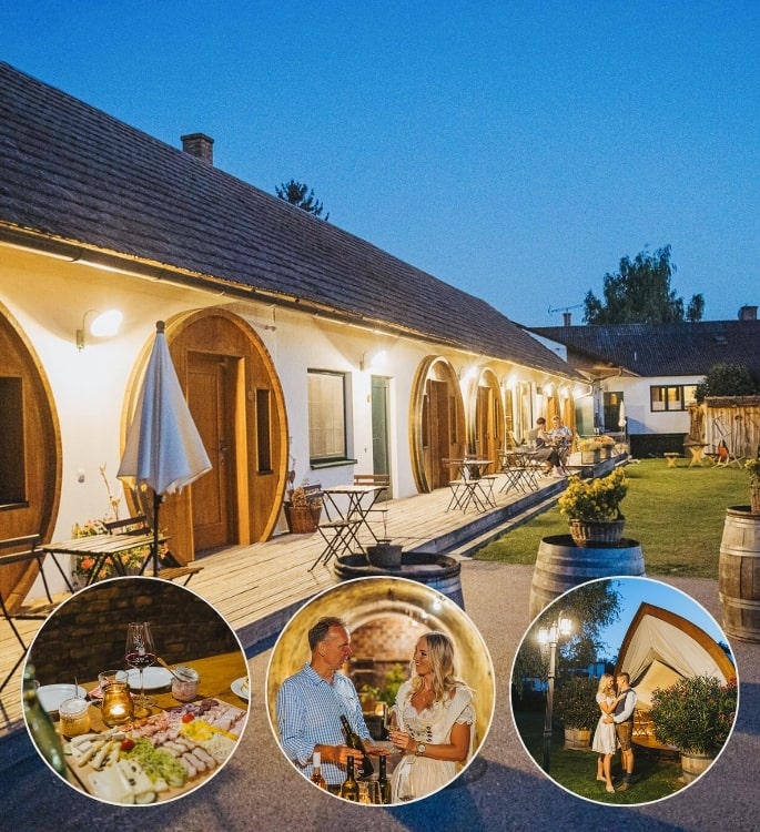 Kurzurlaub im Weinfass Deluxe